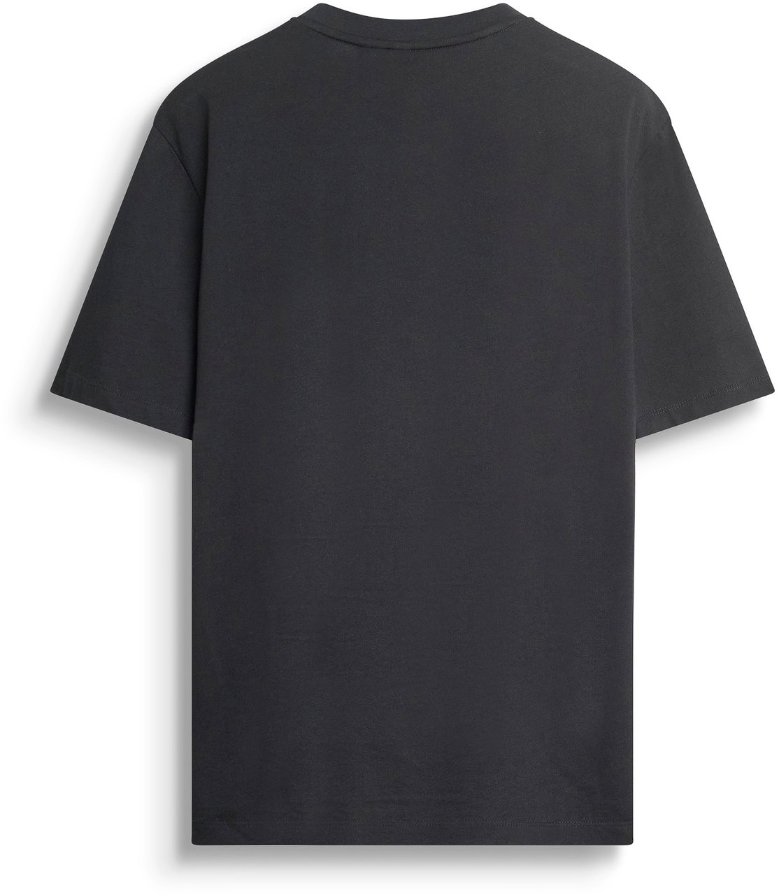 Antony Morato T-SHIRT BOXY IN JERSEY COTTON FABRIC RED LABEL Zwart
