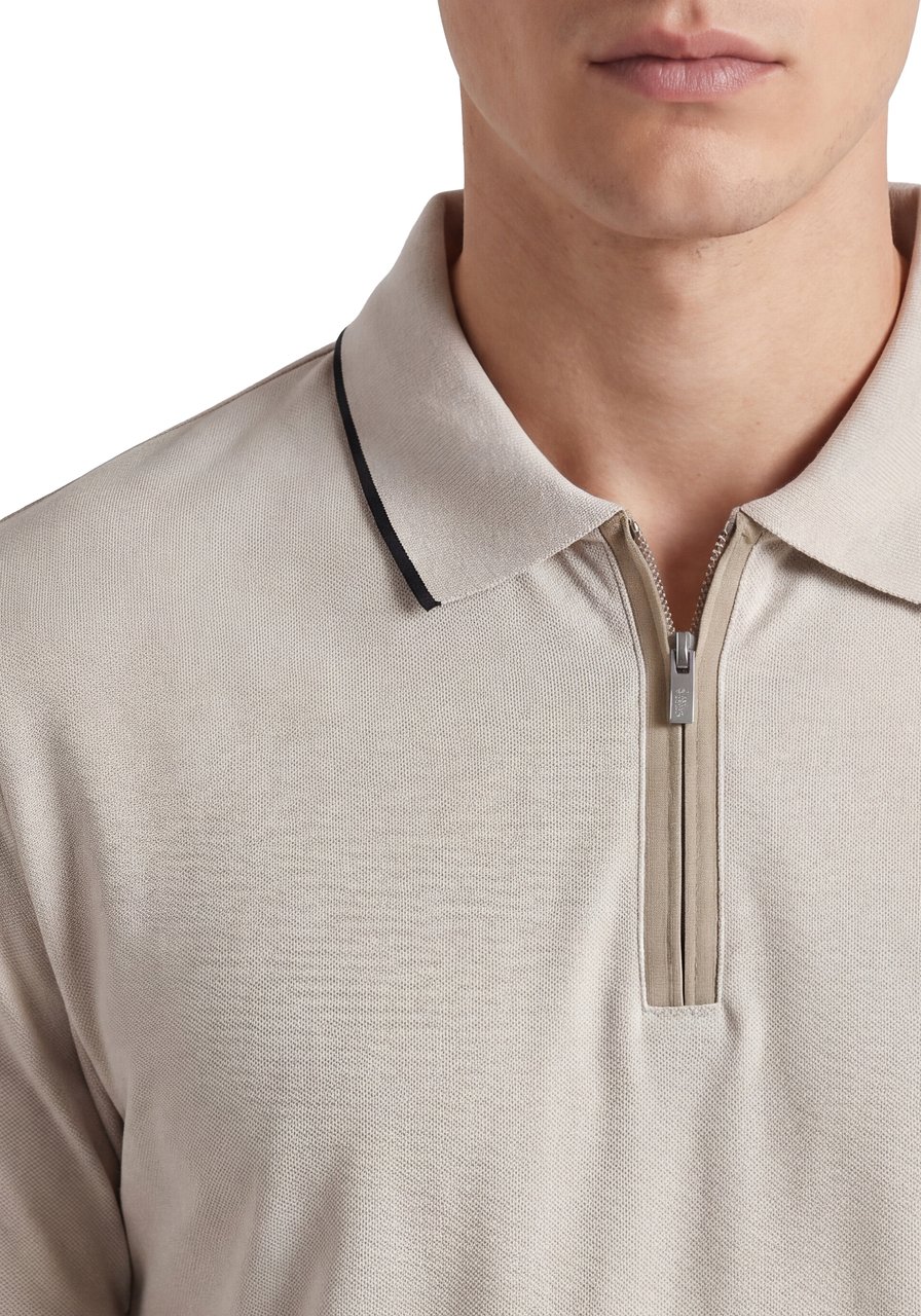 Antony Morato POLO REGULAR FIT IN JERSEY COTTON FABRIC Beige