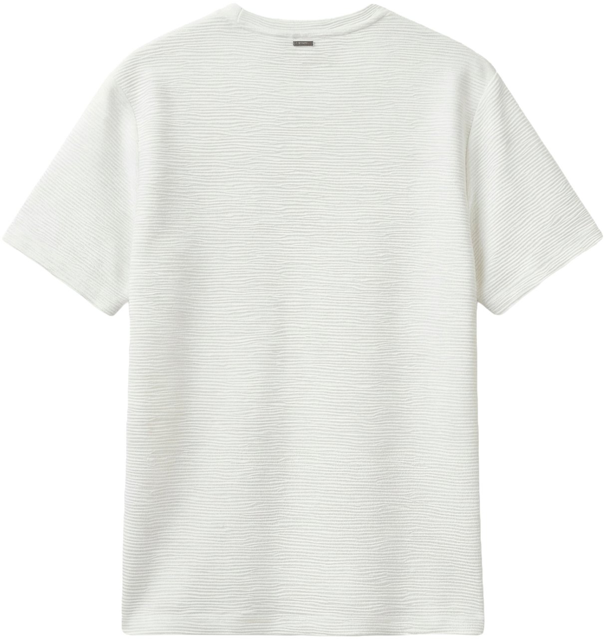 Antony Morato T-SHIRT RELAXED FIT ROUND NECK IN DOBBY JERSEY FABRIC WITH EMBROIDERED LOGO Beige