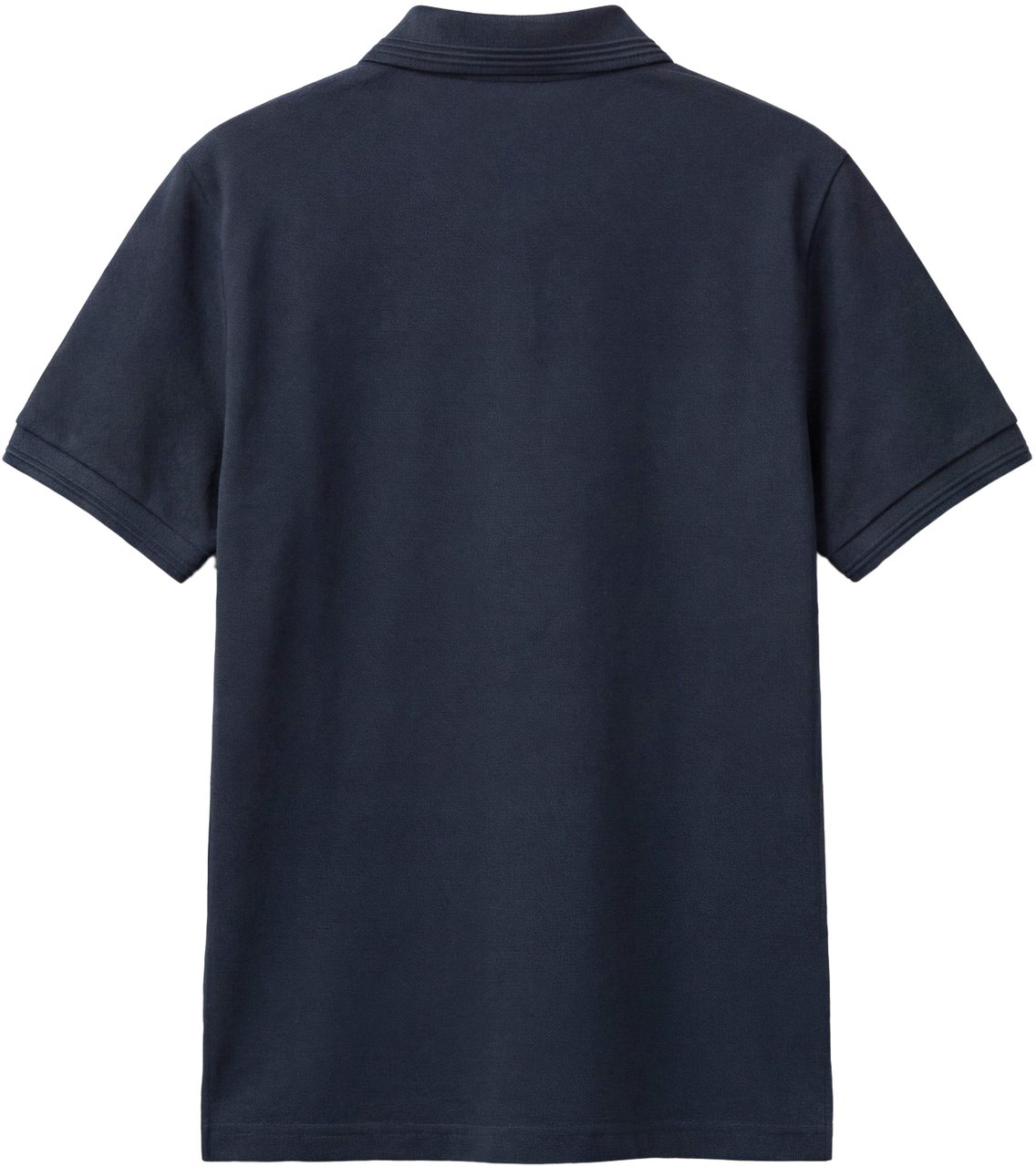 Antony Morato POLO REGULAR FIT IN JERSEY COTTON FABRIC WITH JAQUARD RIB COLLAR AND AM RUBBER CUNEO 3D  LOGO PRINT Blauw