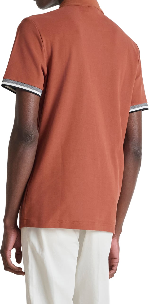 Antony Morato POLO REGULAR FIT IN MERCERIZED PIQUET COTTON FABRIC JAQUARD RIB ON COLLAR AND CUFFS AND LOGO PATCH Divers