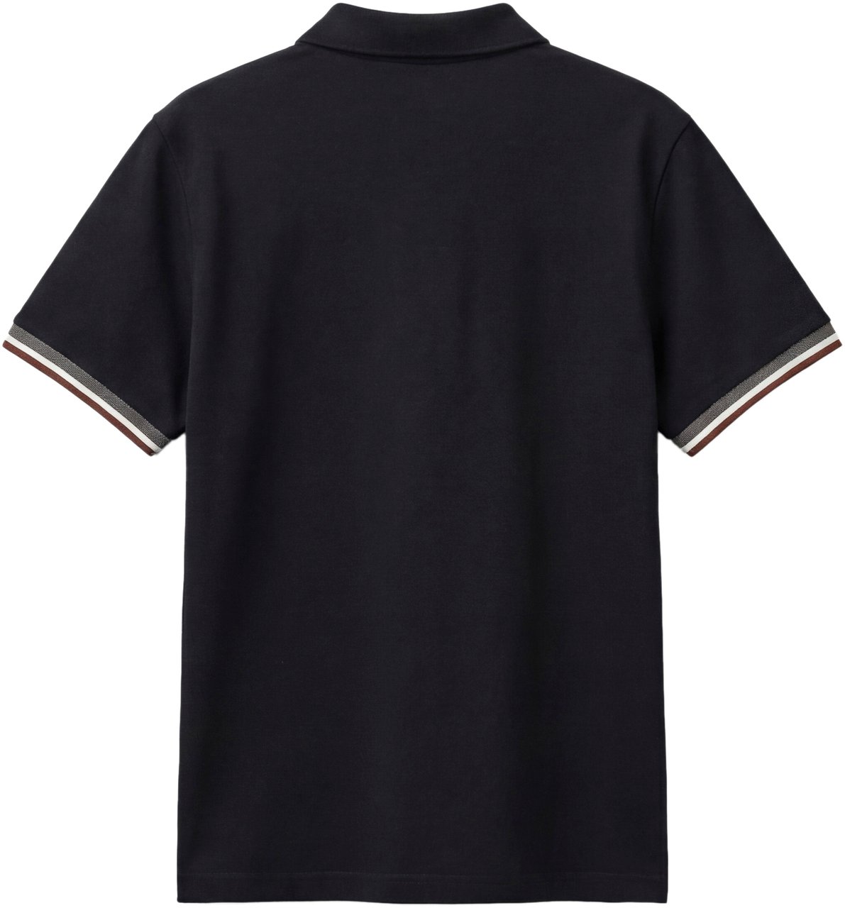 Antony Morato POLO REGULAR FIT IN MERCERIZED PIQUET COTTON FABRIC JAQUARD RIB ON COLLAR AND CUFFS AND LOGO PATCH Zwart