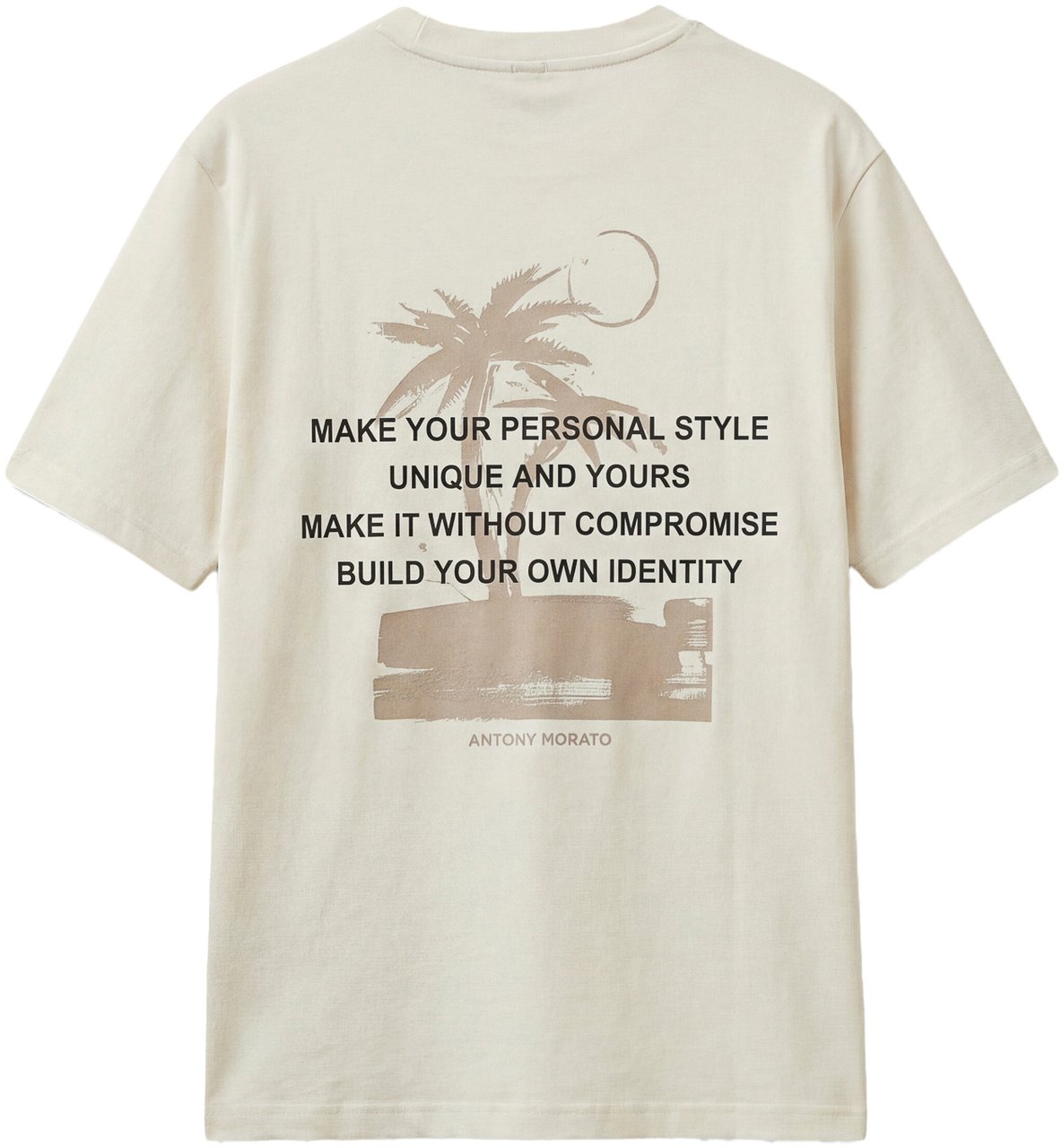 Antony Morato T-SHIRT RELAXED FIT IN JERSEY COTTON FABRIC WITH PRINT ON FRONT AND BACK Divers