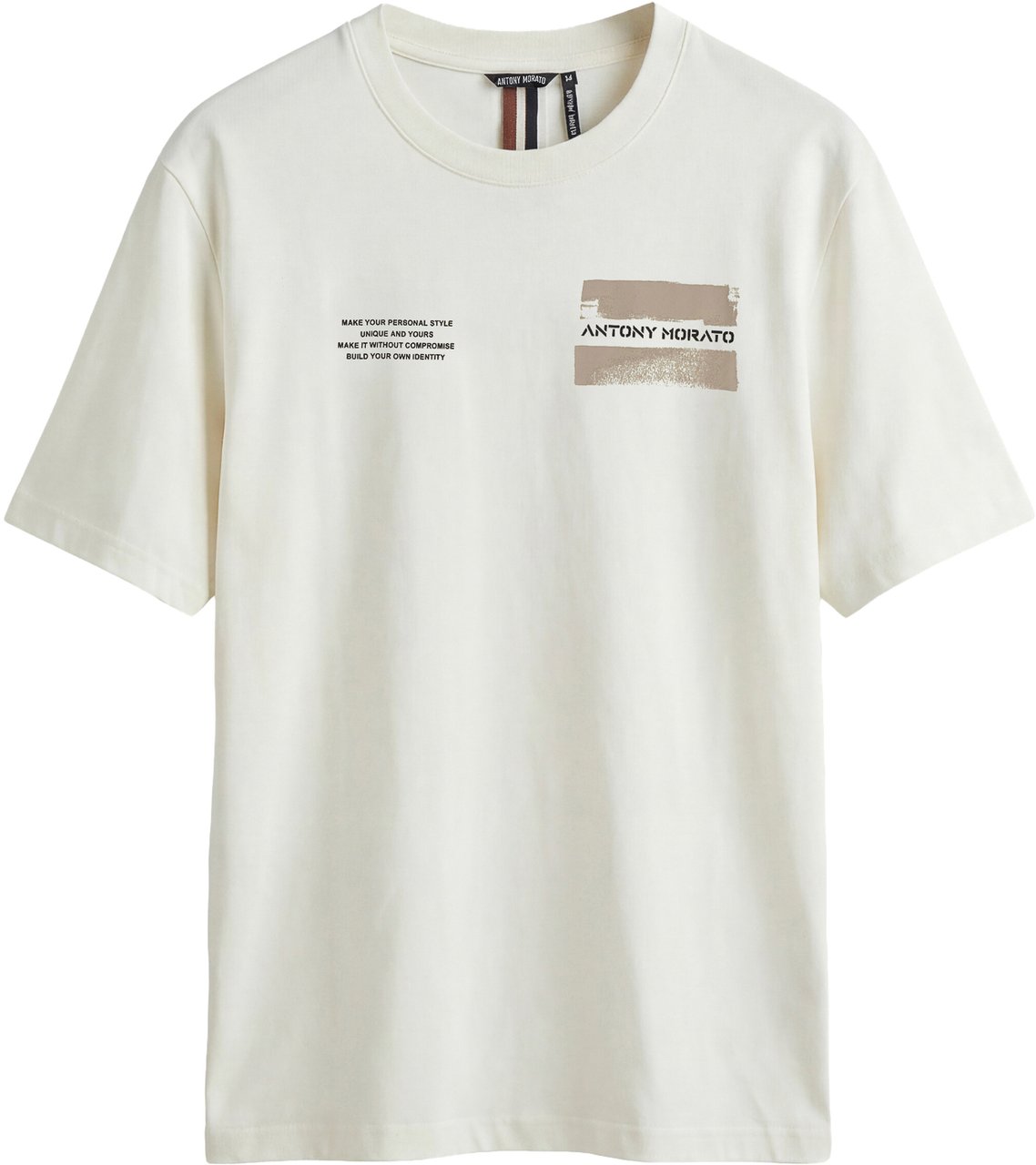 Antony Morato T-SHIRT RELAXED FIT IN JERSEY COTTON FABRIC WITH PRINT ON FRONT AND BACK Divers