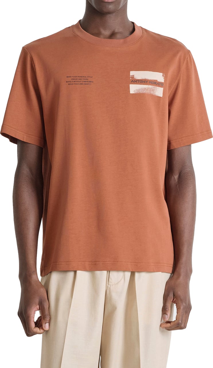 Antony Morato T-SHIRT RELAXED FIT IN JERSEY COTTON FABRIC WITH PRINT ON FRONT AND BACK Divers