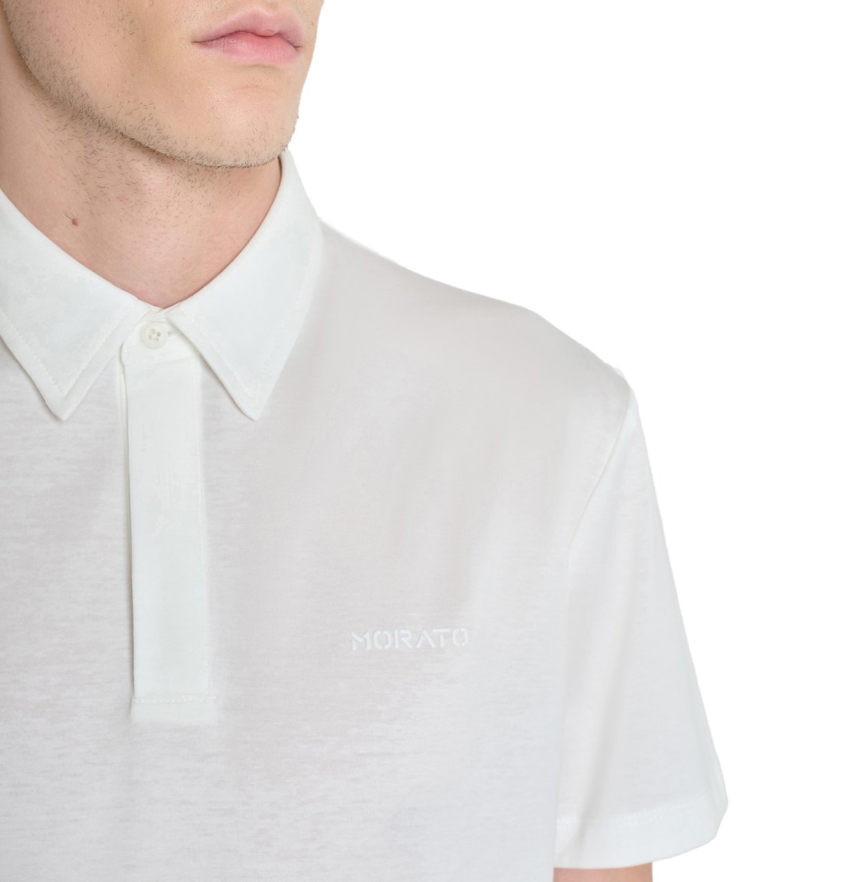 Antony Morato POLO SLIM FIT IN SOFT COTTON WITH FOAM LOGO Beige