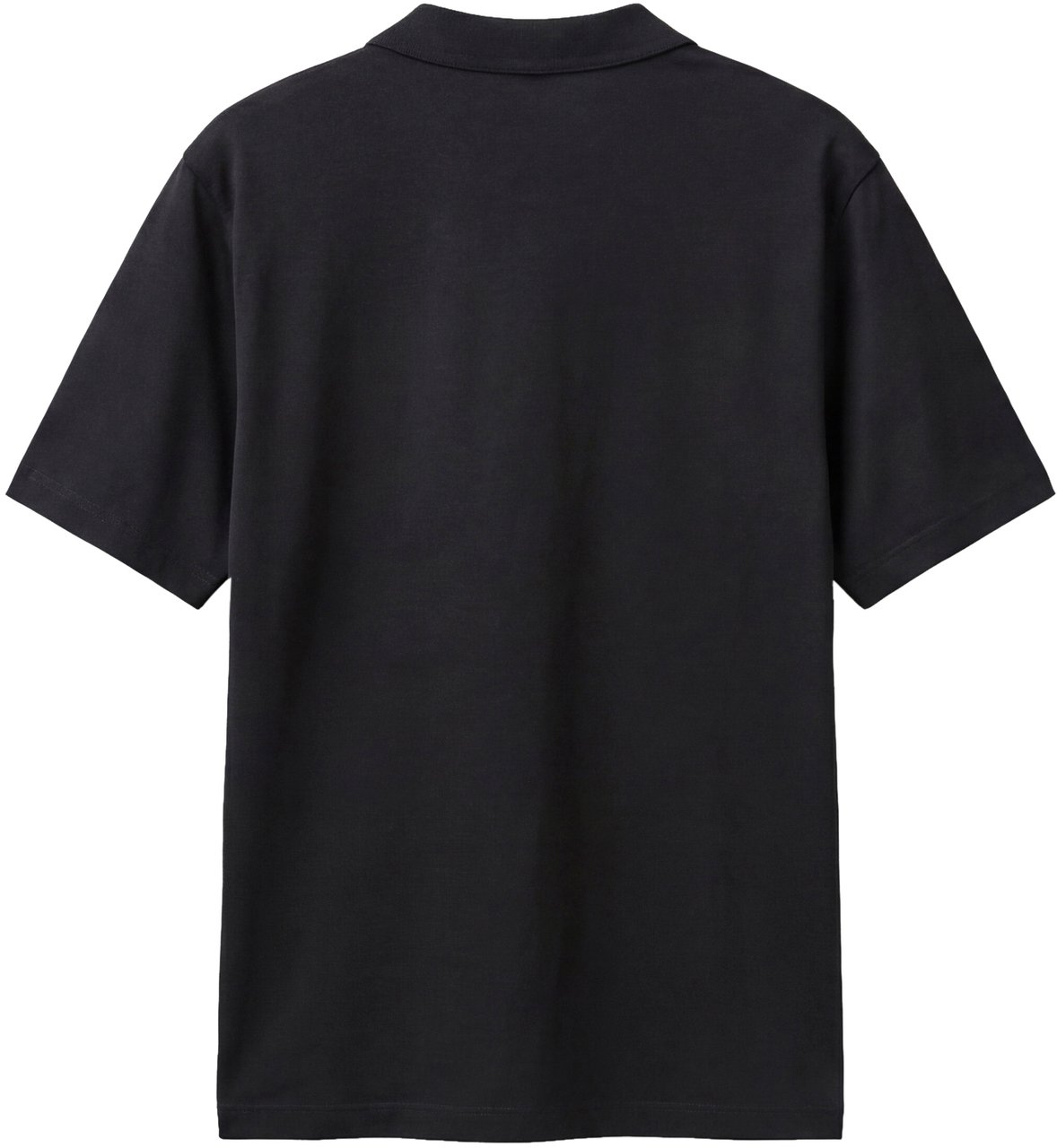 Antony Morato POLO SLIM FIT IN SOFT COTTON WITH FOAM LOGO Zwart