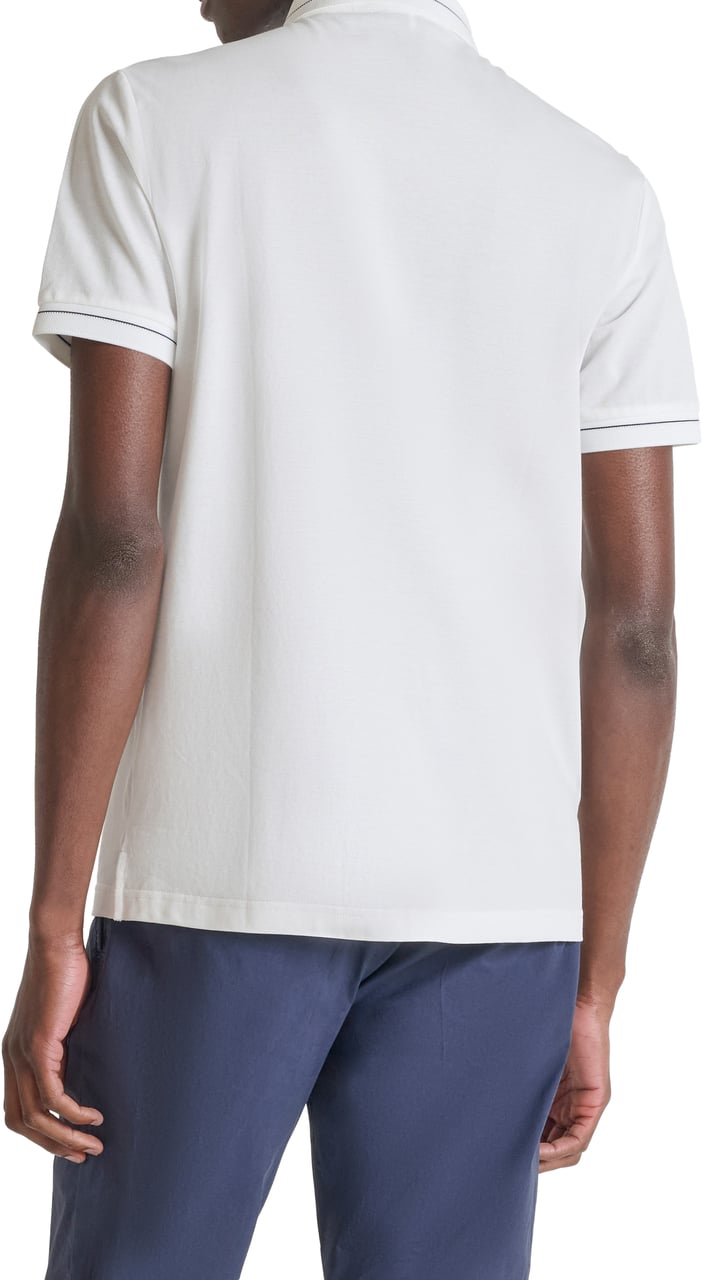 Antony Morato POLO REGULAR FIT IN MERCERIZED PIQUET COTTON FABRIC WITH FOAM PRINT ON HEART Beige