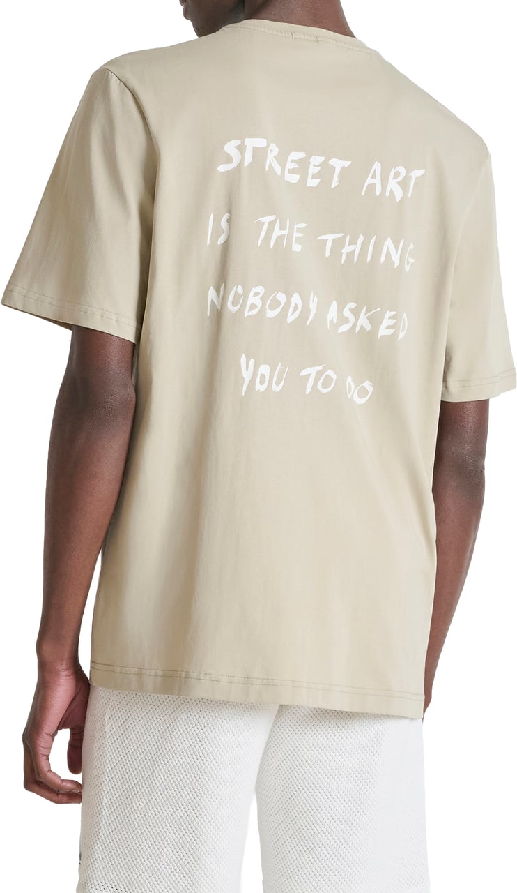 Antony Morato T-SHIRT RELAXED FIT IN DOBBY JERSEY FABRIC WITH MATT PLASTICPRINT ON FRONT AND BACK Divers