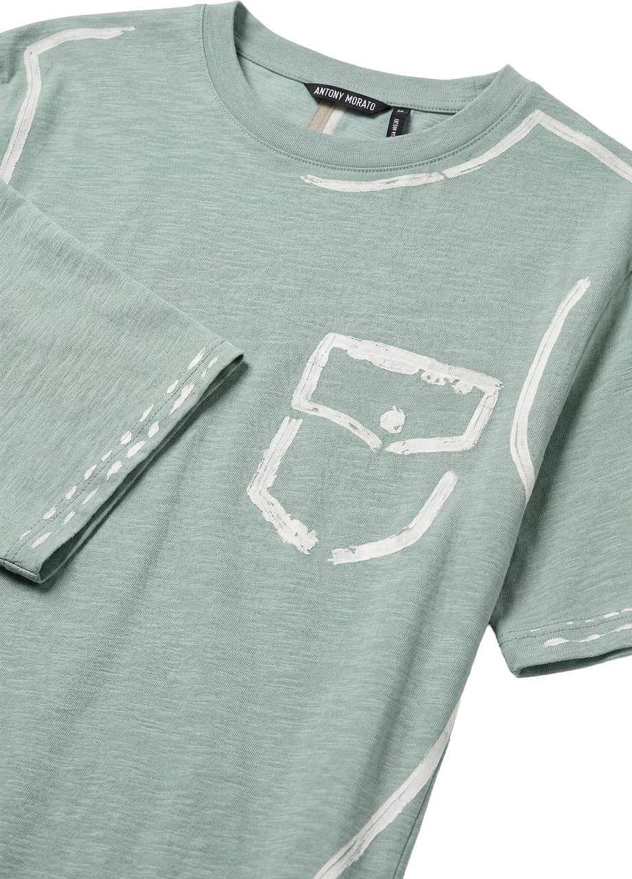 Antony Morato T-SHIRT RELAXED FIT Blauw