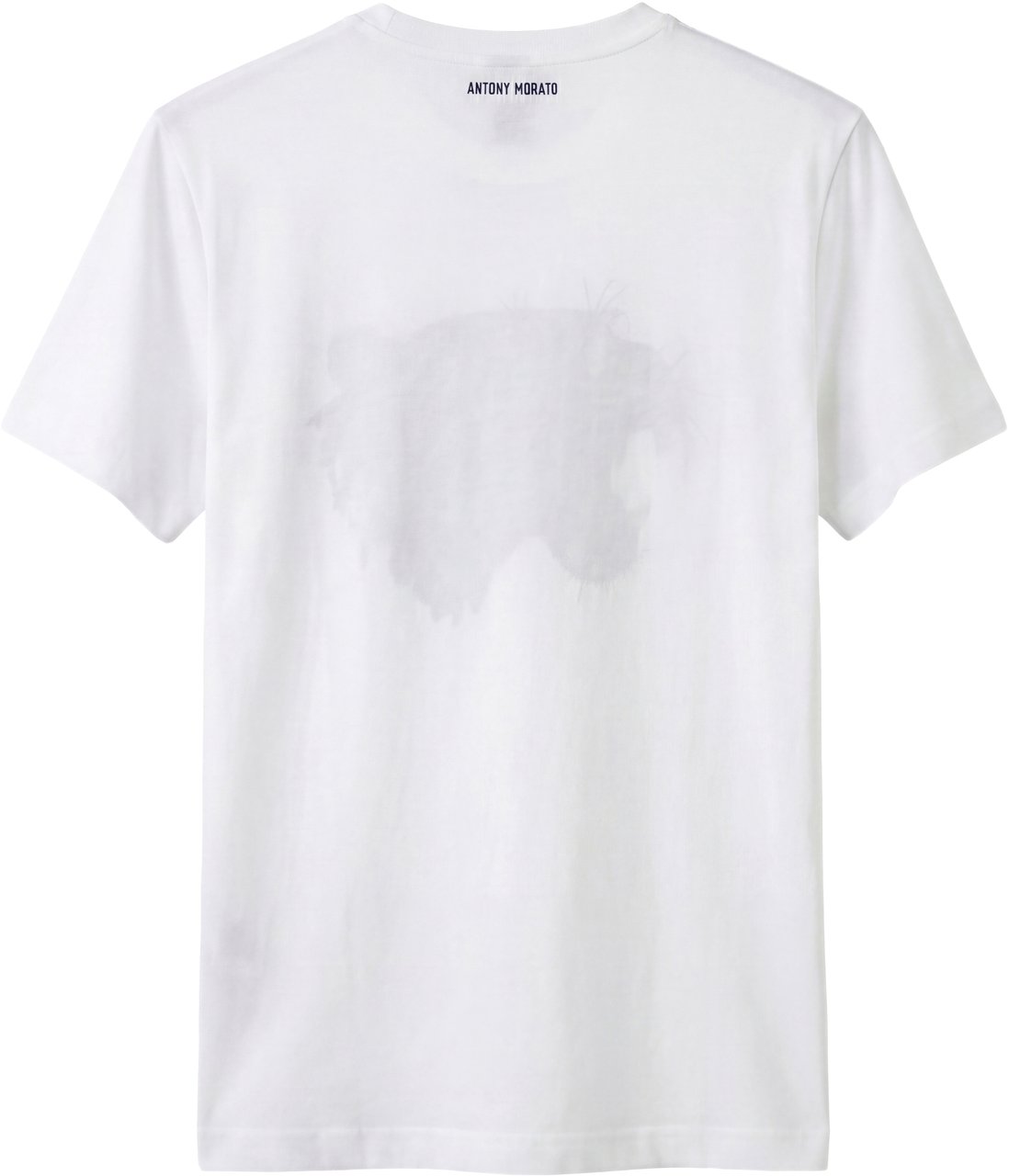Antony Morato T-SHIRT REGULAR  FIT IN JERSEY COTTON FABRIC WITH MATT PLASTIC AND FLOCK PRINT Beige