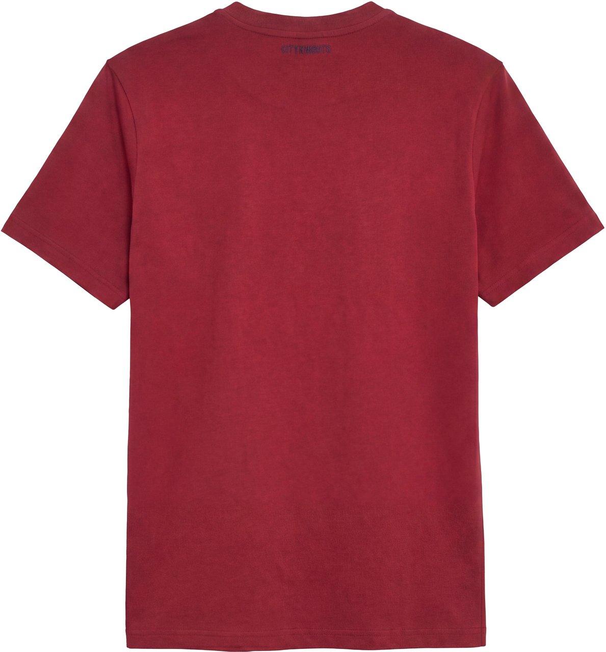 Antony Morato T-SHIRT REGULAR FIT IN JERSEY COTTON FABRIC WITH MATT PLASTIC AND FLOCK PRINT Rood