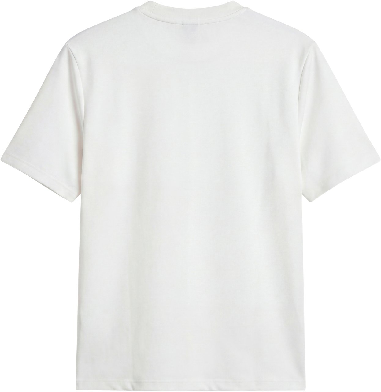 Antony Morato T-SHIRT RELAXED FIT IN STRETCH SCUBA WITH LOGO ON HEART Wit