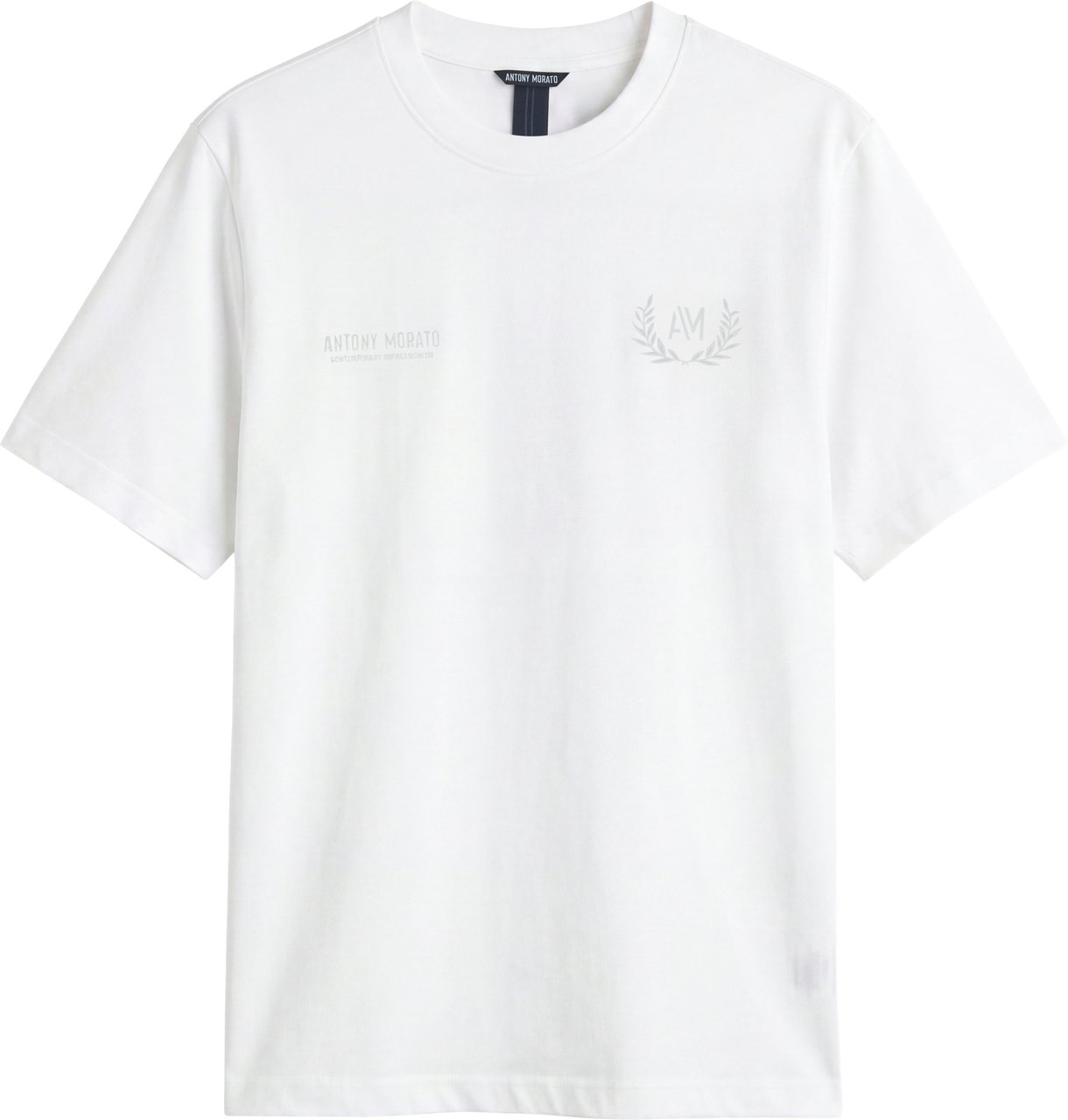 Antony Morato T-SHIRT RELAXED FIT IN JERSEY COTTON FABRIC WITH PRINT ON FRONT Beige