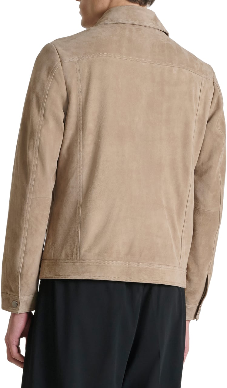 Antony Morato COAT SLIM FIT IN SUEDE REAL LEATHER Divers