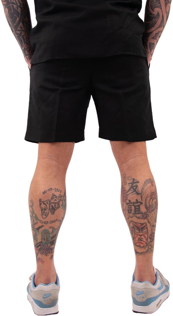 Antony Morato Super Short Neil Regular Fit Linen Zwart