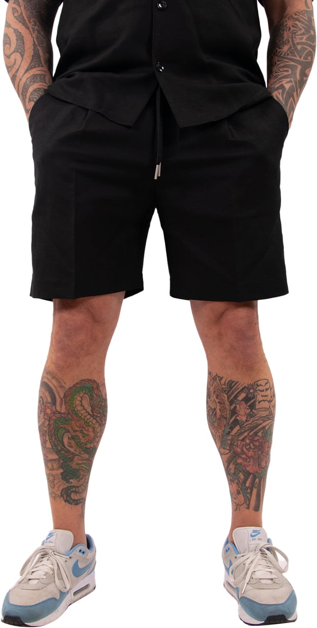 Antony Morato Super Short Neil Regular Fit Linen Zwart
