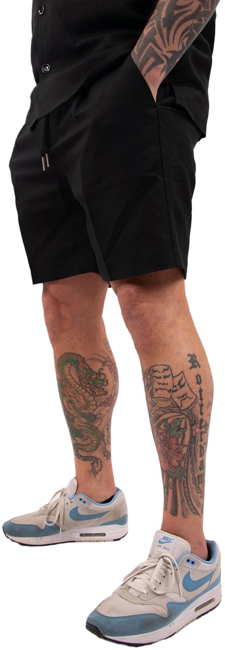 Antony Morato Super Short Neil Regular Fit Linen Zwart