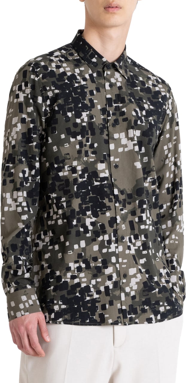 Antony Morato SHIRT BARCELONA REGULAR STRAIGHT FIT Groen