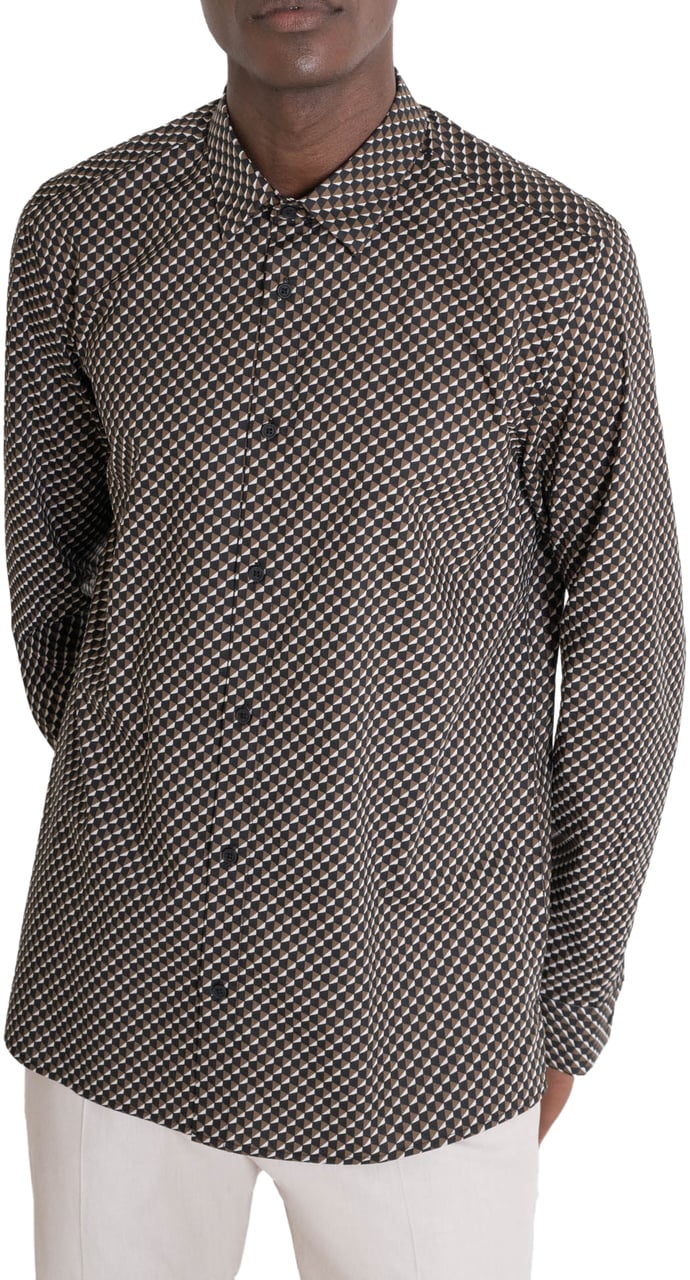 Antony Morato SHIRT BARCELONA REGULAR STRAIGHT FIT Bruin