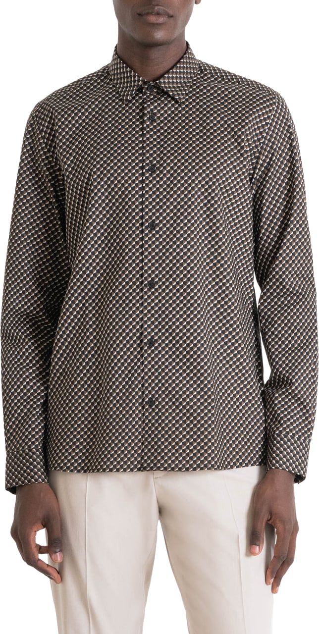 Antony Morato SHIRT BARCELONA REGULAR STRAIGHT FIT Bruin