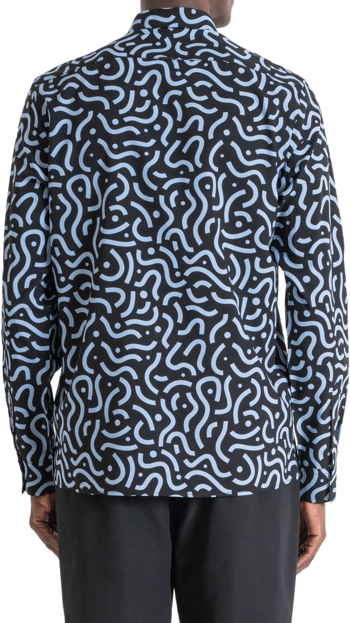 Antony Morato SHIRT BARCELONA REGULAR STRAIGHT FIT Zwart