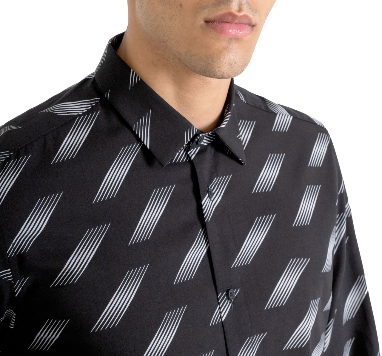 Antony Morato SHIRT BARCELONA REGULAR STRAIGHT FIT Zwart