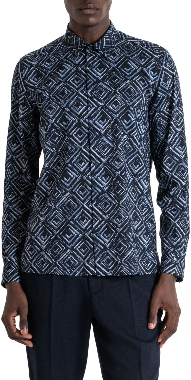 Antony Morato SHIRT BARCELONA REGULAR STRAIGHT FIT Blauw