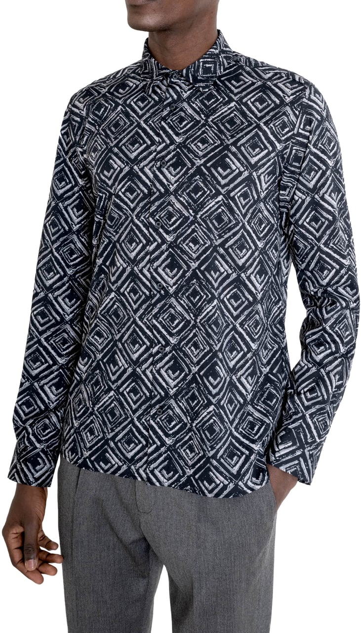 Antony Morato SHIRT BARCELONA REGULAR STRAIGHT FIT Zwart