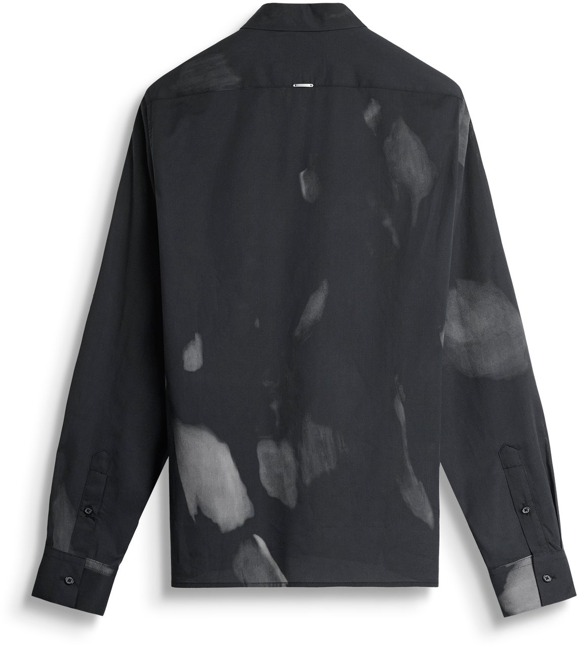 Antony Morato SHIRT BARCELONA REGULAR STRAIGHT FIT WITH LOGOED METAL BADGE Zwart