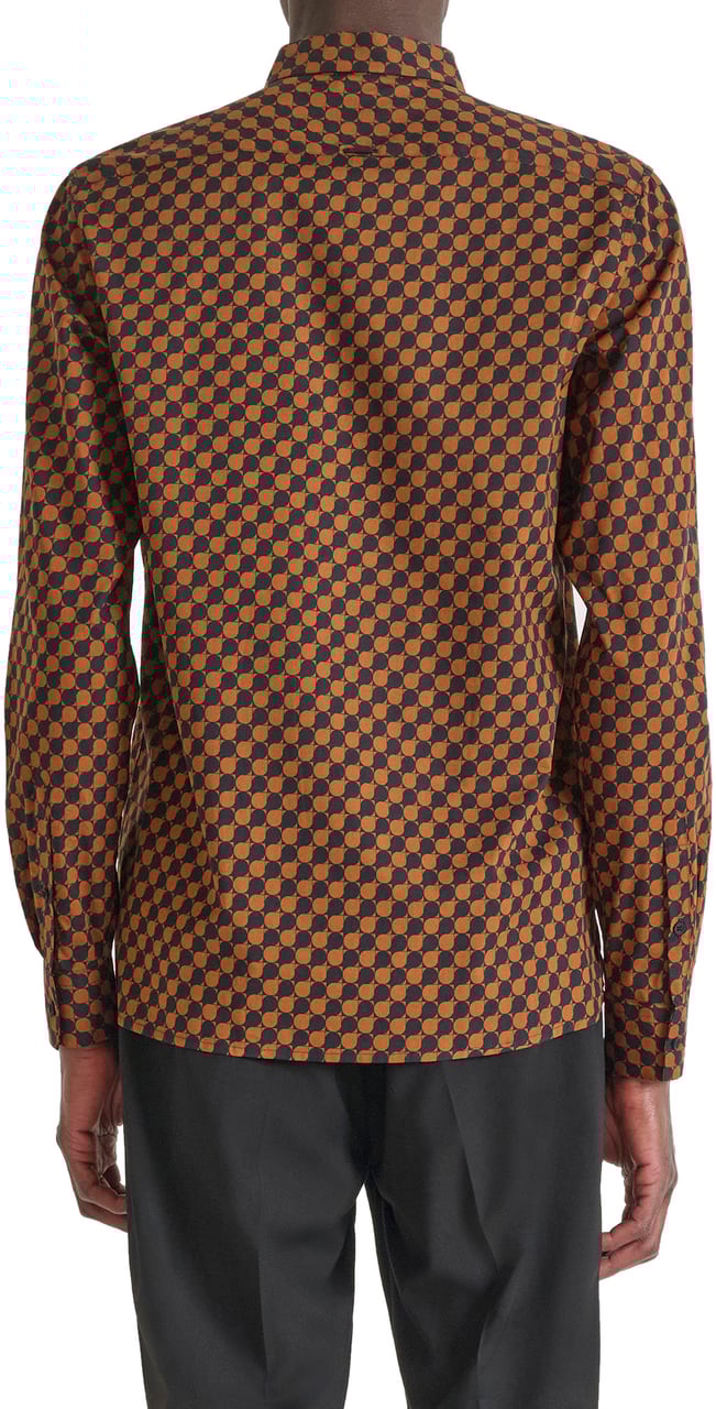 Antony Morato SHIRT BARCELONA REGULAR STRAIGHT FIT WITH LOGOED BADGE Bruin