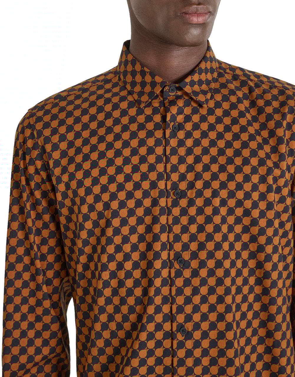Antony Morato SHIRT BARCELONA REGULAR STRAIGHT FIT WITH LOGOED BADGE Bruin
