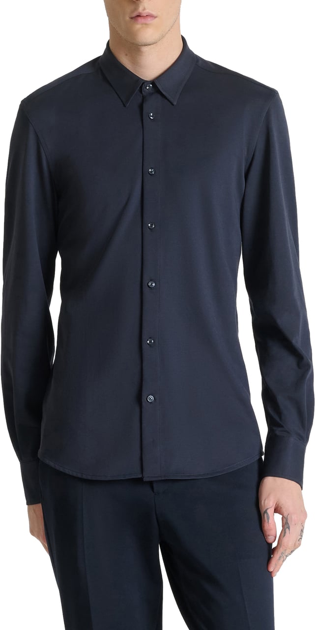 Antony Morato SHIRT NAPOLI SLIM FIT Blauw