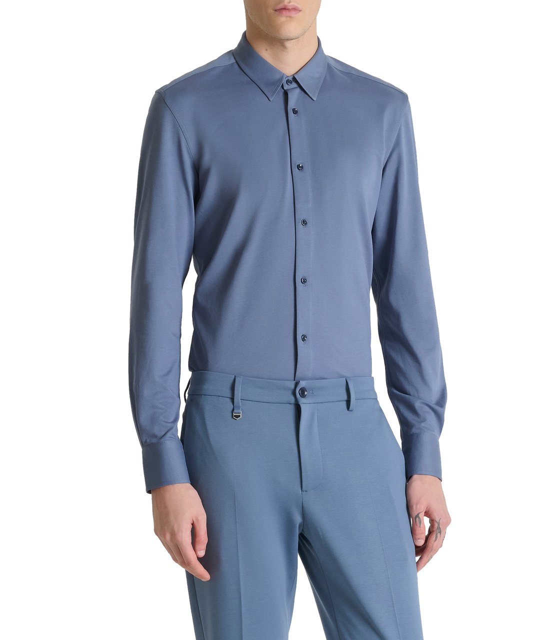 Antony Morato SHIRT NAPOLI SLIM FIT Blauw