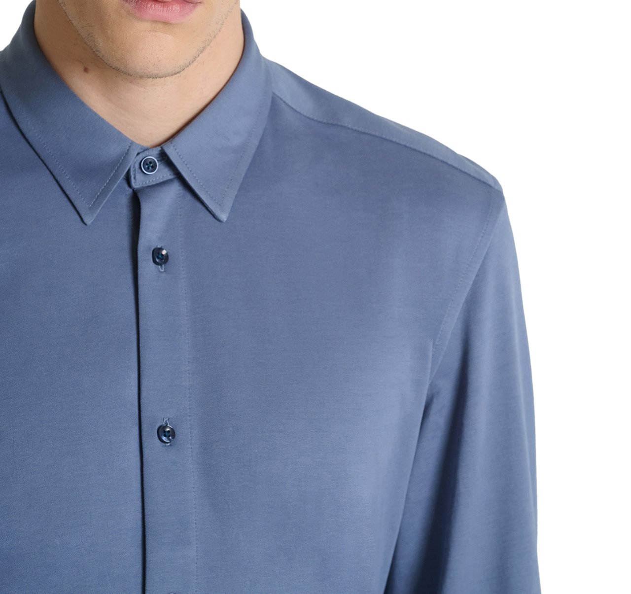 Antony Morato SHIRT NAPOLI SLIM FIT Blauw