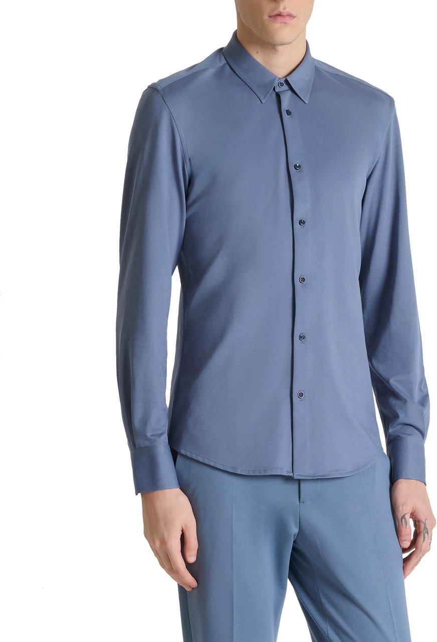 Antony Morato SHIRT NAPOLI SLIM FIT Blauw