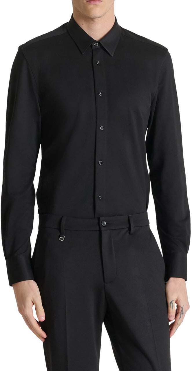 Antony Morato SHIRT NAPOLI SLIM FIT Zwart