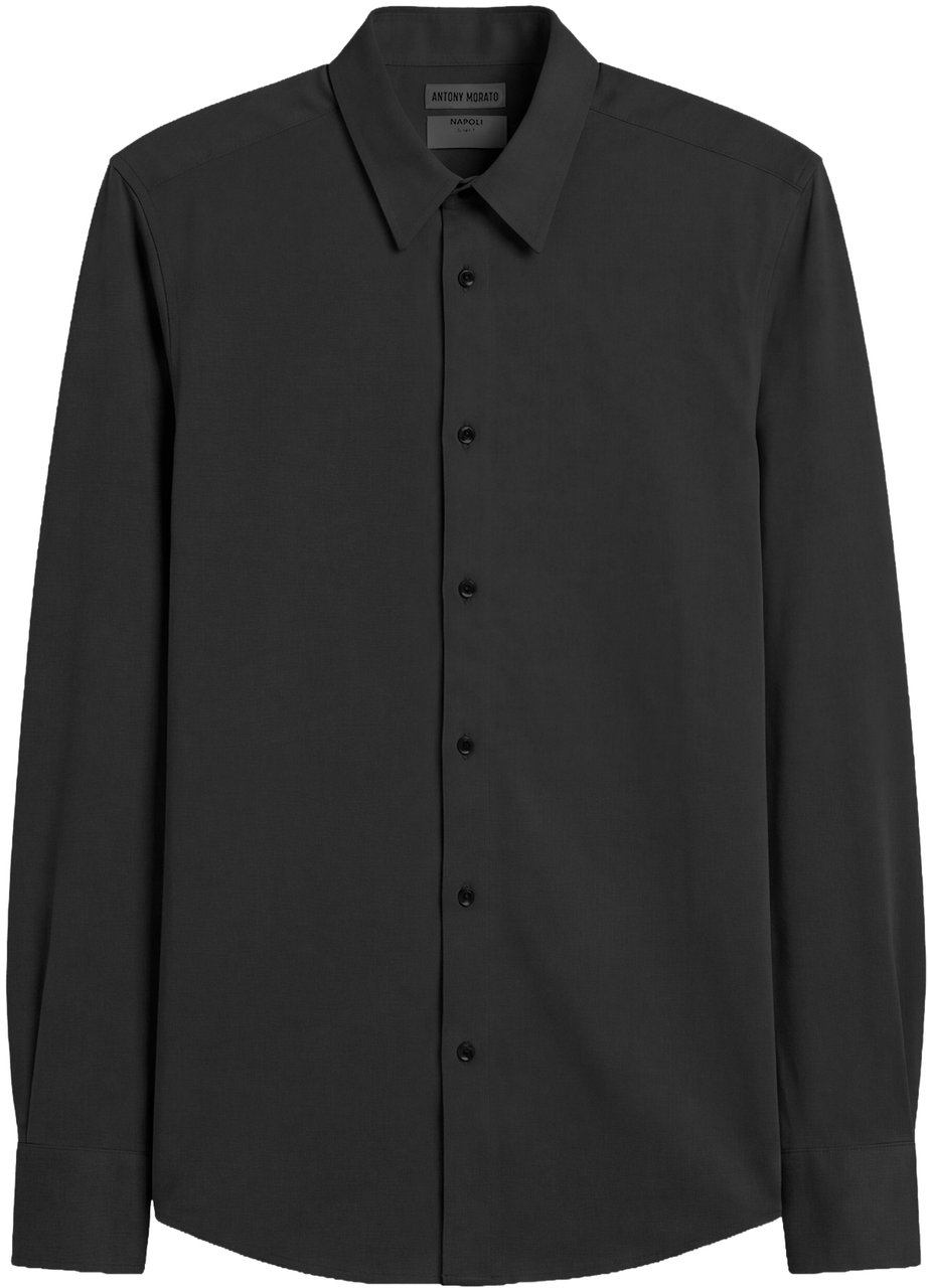 Antony Morato SHIRT NAPOLI SLIM FIT Zwart