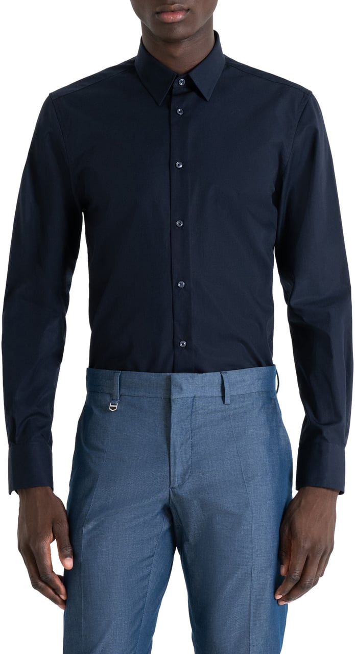 Antony Morato "NAPOLI" SLIM FIT SHIRT Blauw