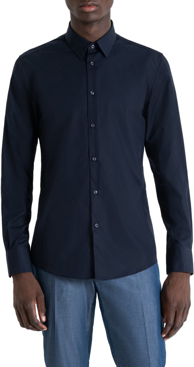 Antony Morato "NAPOLI" SLIM FIT SHIRT Blauw