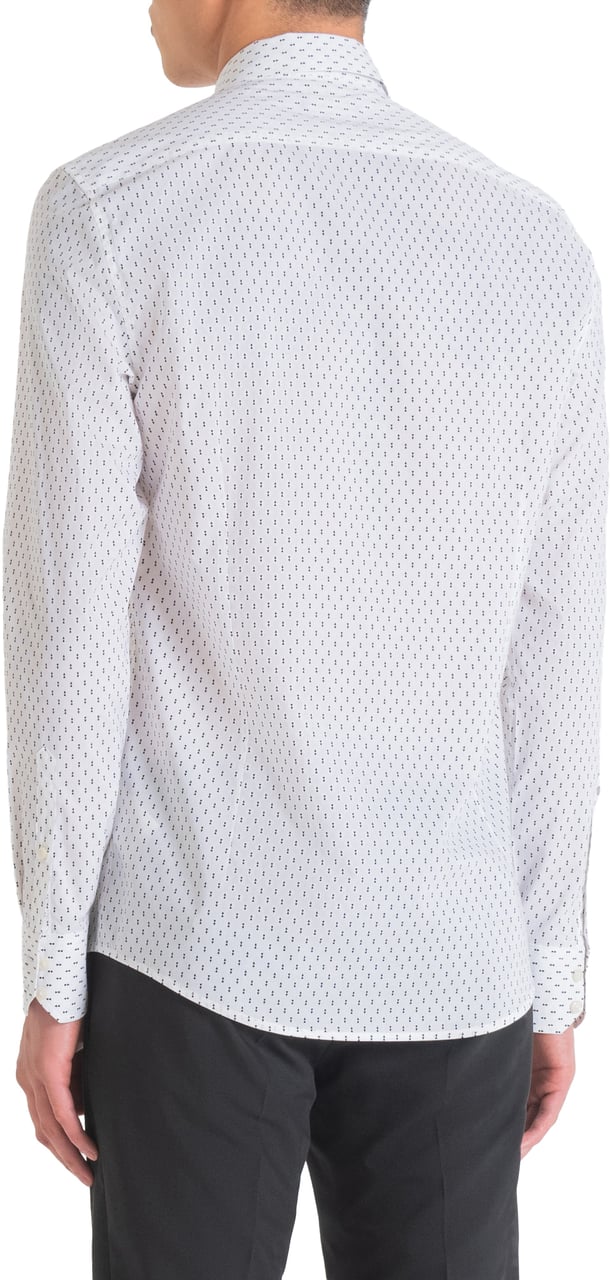 Antony Morato NAPLES SLIM FIT SHIRT WITH SOFT HAND Wit