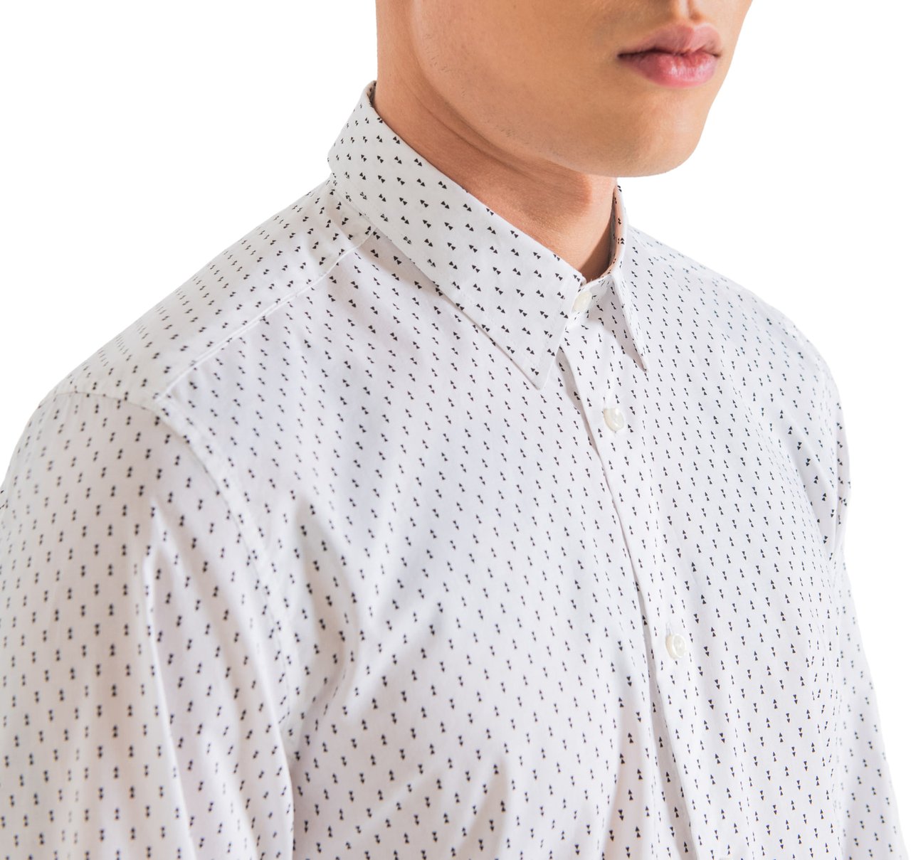 Antony Morato NAPLES SLIM FIT SHIRT WITH SOFT HAND Wit