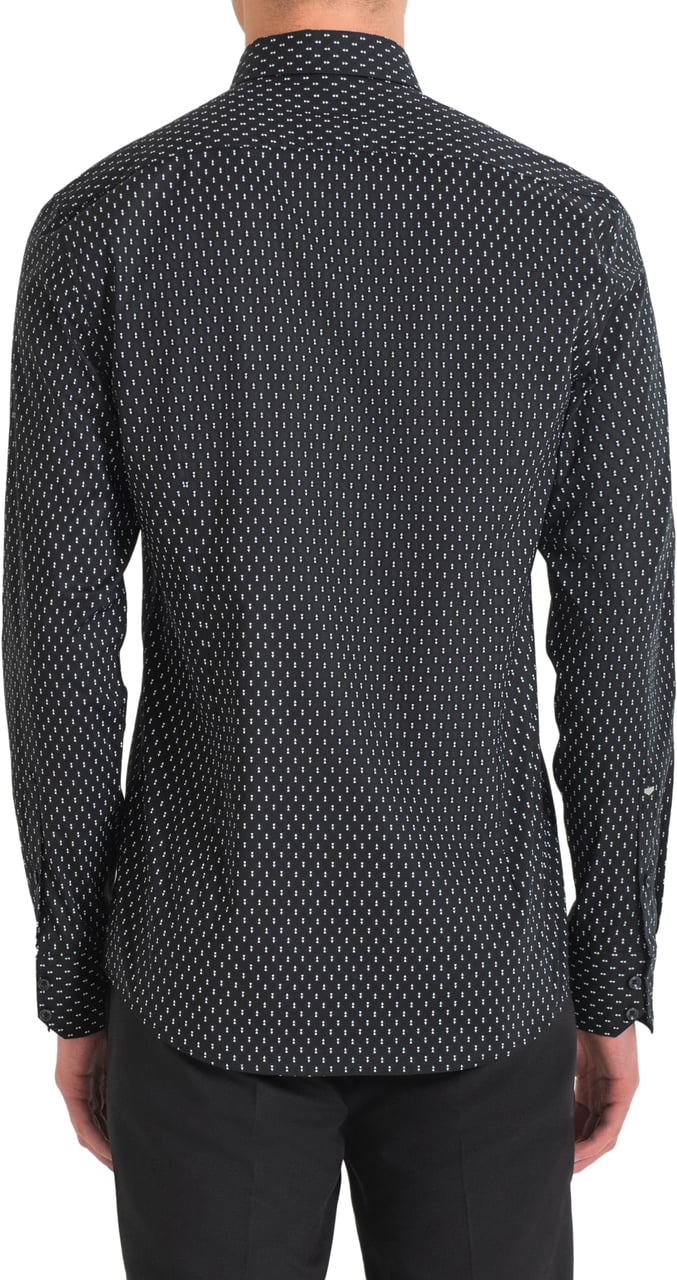 Antony Morato NAPLES SLIM FIT SHIRT WITH SOFT HAND Zwart