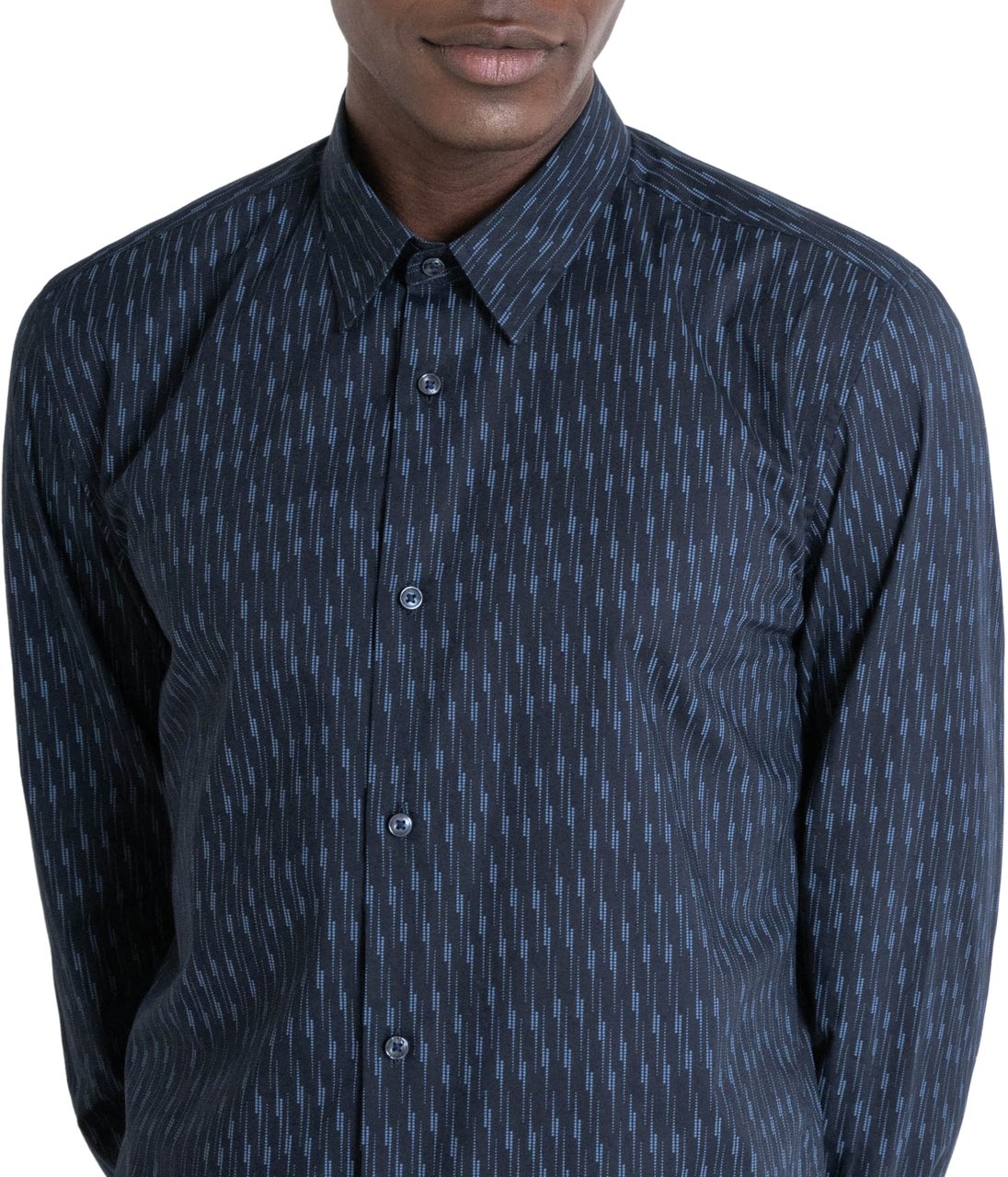 Antony Morato SHIRT NAPOLI SLIM FIT Blauw