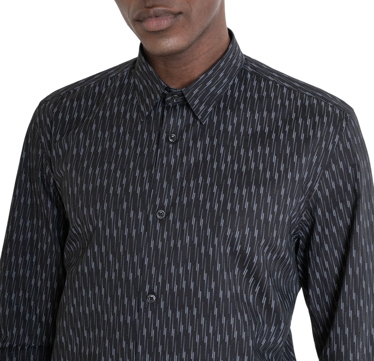 Antony Morato SHIRT NAPOLI SLIM FIT Zwart