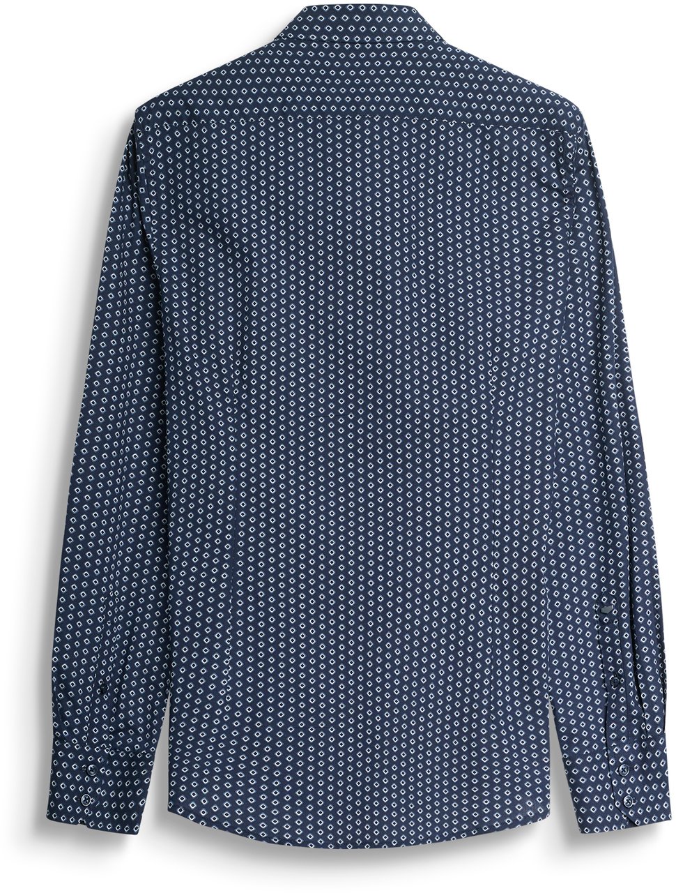 Antony Morato SHIRT NAPOLI SLIM FIT IN SOFT TOUCH PRINTED COTTON VISCOSE BLEND FABRIC Blauw