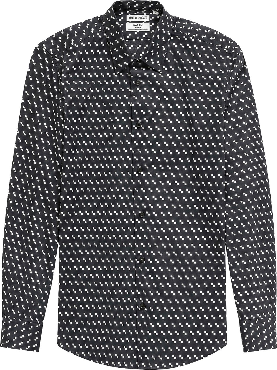 Antony Morato SHIRT NAPOLI SLIM FIT IN SOFT TOUCH Zwart