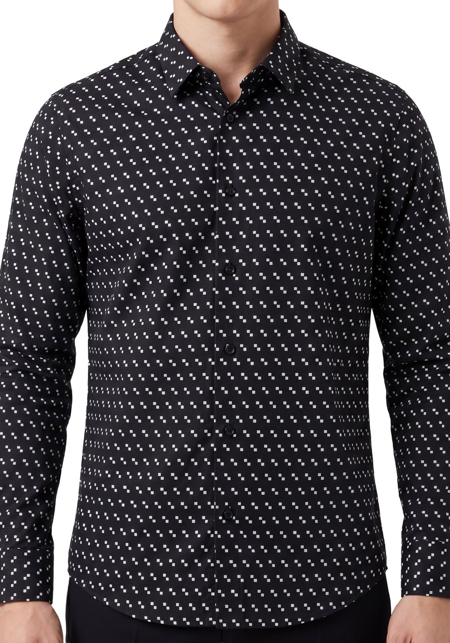 Antony Morato SHIRT NAPOLI SLIM FIT IN SOFT TOUCH Zwart