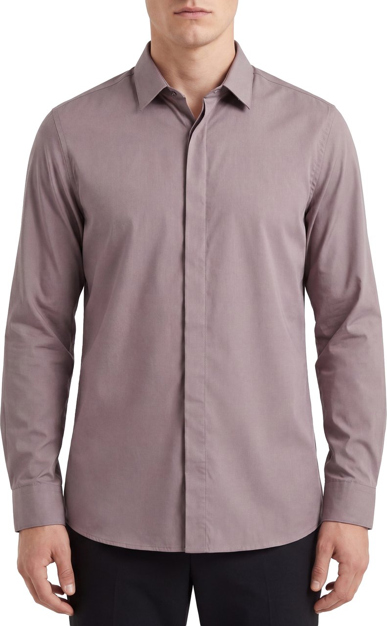 Antony Morato SHIRT LONDON SLIM FIT IN SOFT TOUCH COTTON EASY IRON Roze