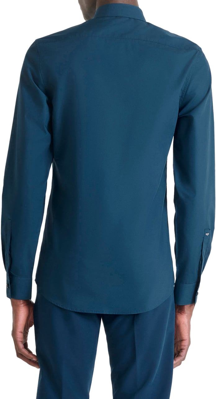 Antony Morato SHIRT LONDON SLIM FIT IN SOFT TOUCH COTTON EASY IRON Blauw